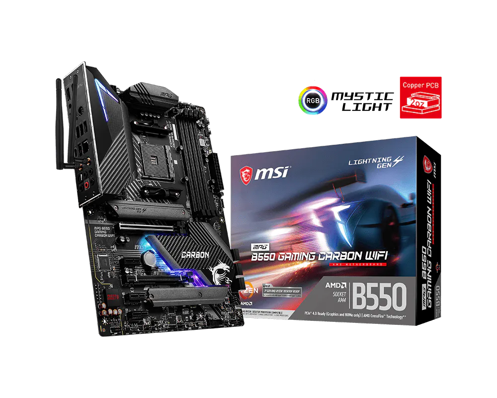 MSI MPG B550 GAMING CARBON WIFI